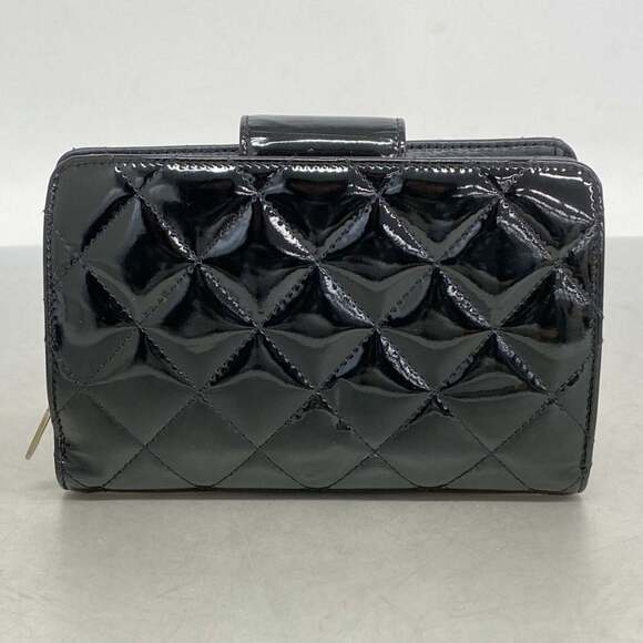 CHANEL Black Leather Wallet